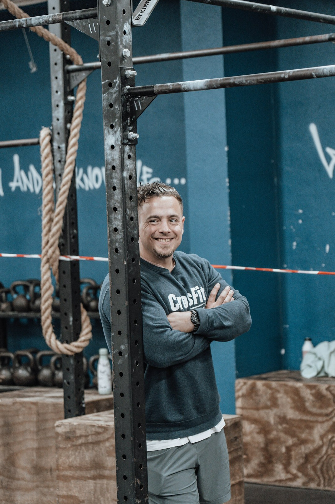 Portrait of a smiling male programming instructor